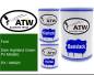 Preview: Ford, Dark Highland Green Pri Metallic, PX / M6920: 500ml Lackdose + 500ml Klarlack + 250ml Härter - Set, von ATW Autoteile West.